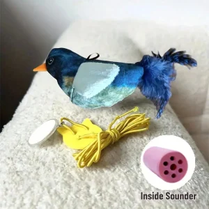 Interactive Cat Toy With Realistic Bird Sounds