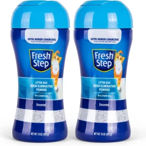 Fresh Step Litter Box Charcoal Odor Eliminator Powder 12oz